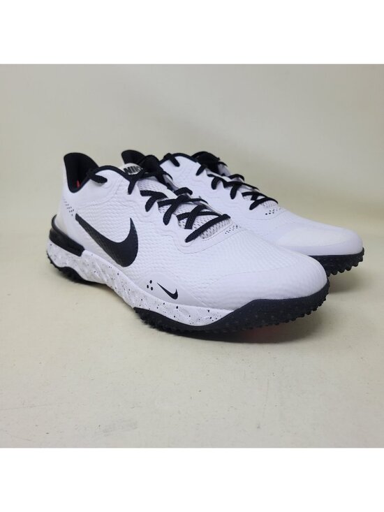 Size 12 Men Nike Alpha Huarache Elite 3 Turf Baseball Shoes White Black CV3560 main image 8